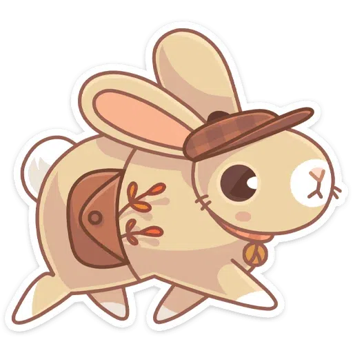 Almond Bunny - Sticker 9