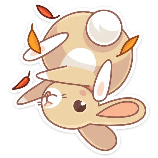 Almond Bunny - Sticker 20