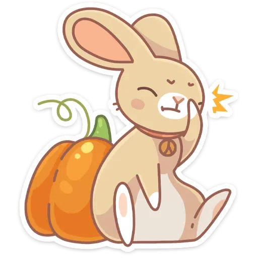 Almond Bunny - Sticker 19