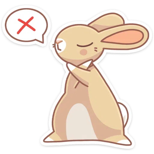 Almond Bunny - Sticker 11