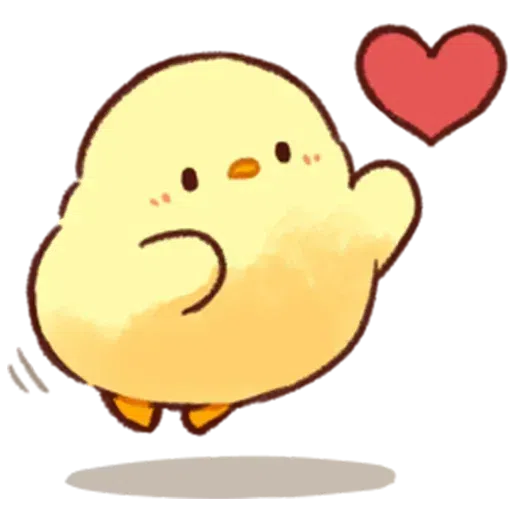 Soft and Cute Chick - Sticker 29