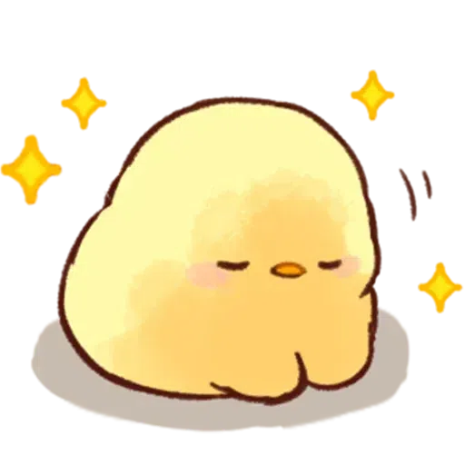 Soft and Cute Chick - Sticker 18