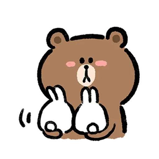 熊大兔兔呵热恋中 - Sticker 30