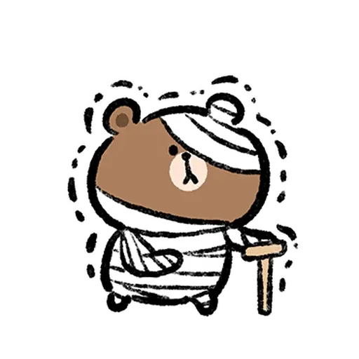 熊大兔兔呵热恋中 - Sticker 19