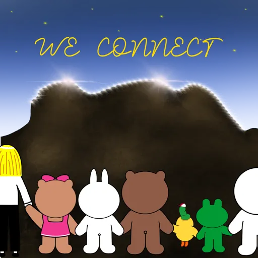 Fighting Line Friends - Sticker 20