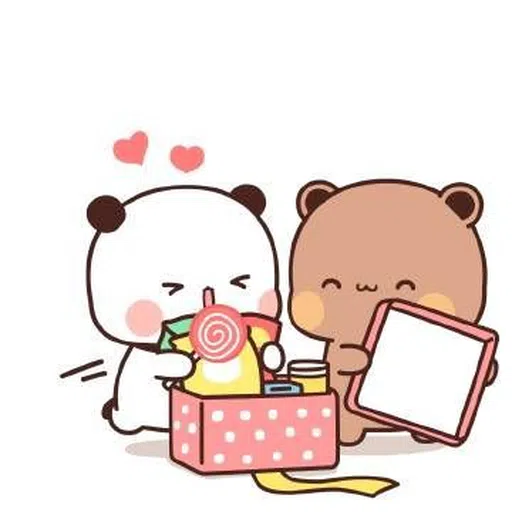 🐻 Bubu & Gugu 🐼 - Sticker 20