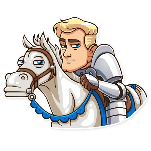 Caballero Romántico - Sticker 25