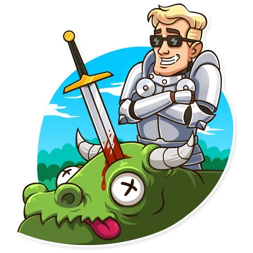 Caballero Romántico - Sticker 15
