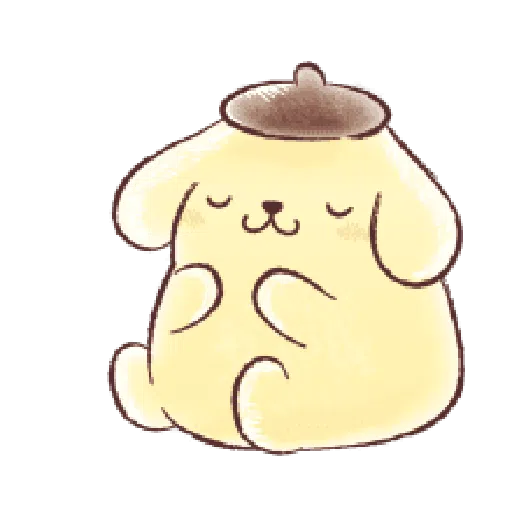 Pompompurin watercolor 2 - Sticker 23