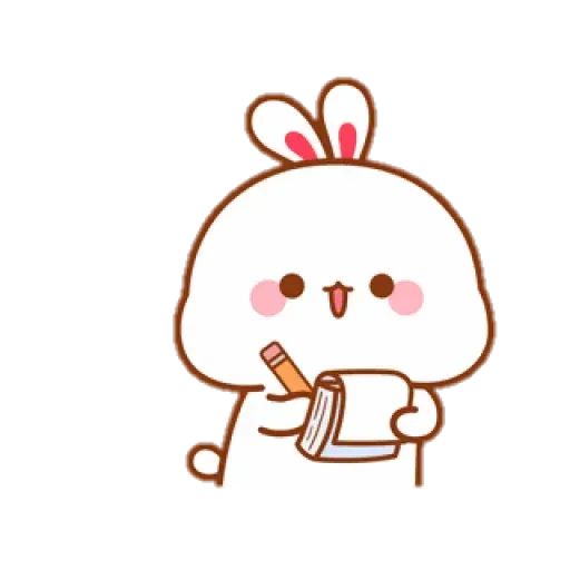 cute rabbit - Sticker 19
