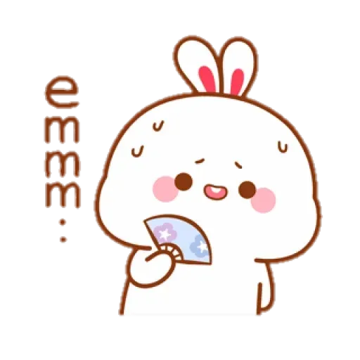 cute rabbit - Sticker 16