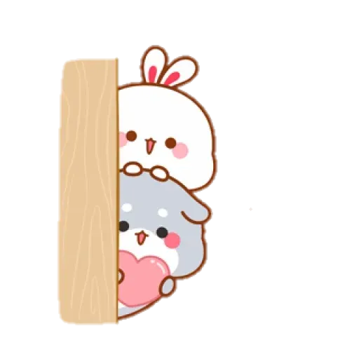 cute rabbit - Sticker 22