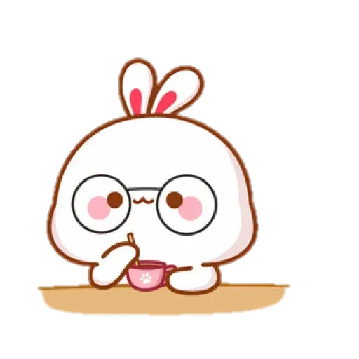 cute rabbit - Sticker 18