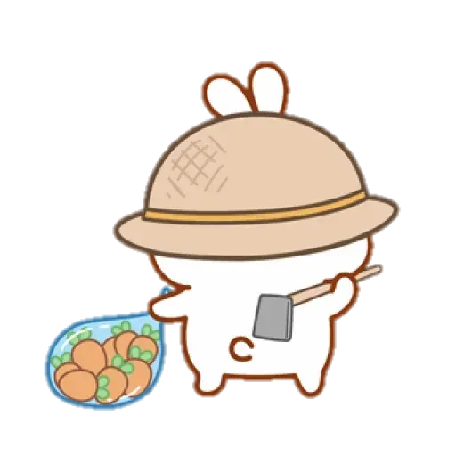 cute rabbit - Sticker 21