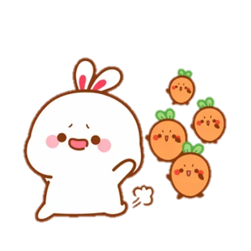 cute rabbit - Sticker 24