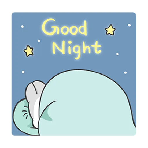 ㄇㄚˊ幾兔11 Hi,喂,night - Sticker 29