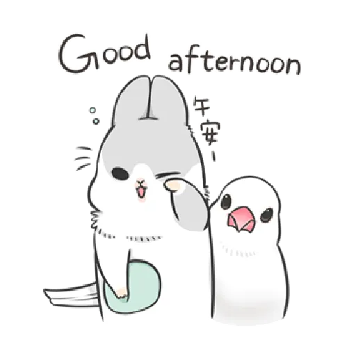 ㄇㄚˊ幾兔11 Hi,喂,night - Sticker 13
