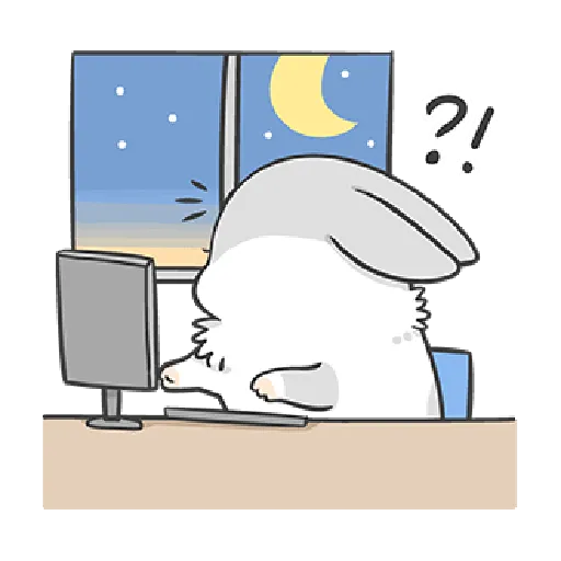 ㄇㄚˊ幾兔11 Hi,喂,night - Sticker 28