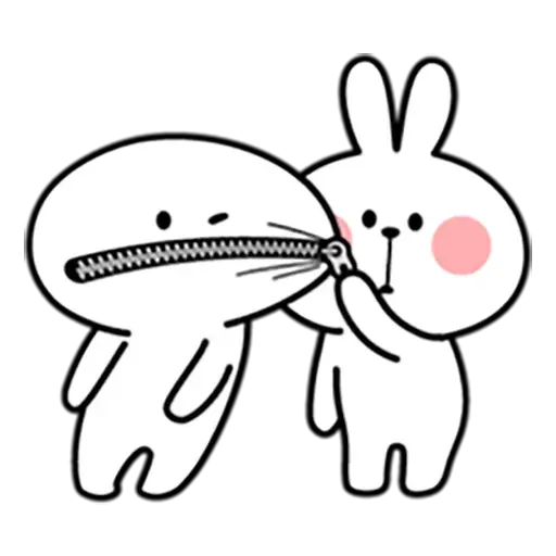 Spoiled rabbit 暴力互動版 - Sticker 10