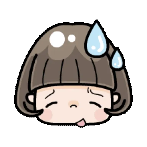 鮑伯頭女孩 動態表情貼【中文-台灣】 (新年) (1) GIF* - Sticker 19