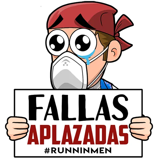Stickers Falleros ft. Coronavirus - Sticker