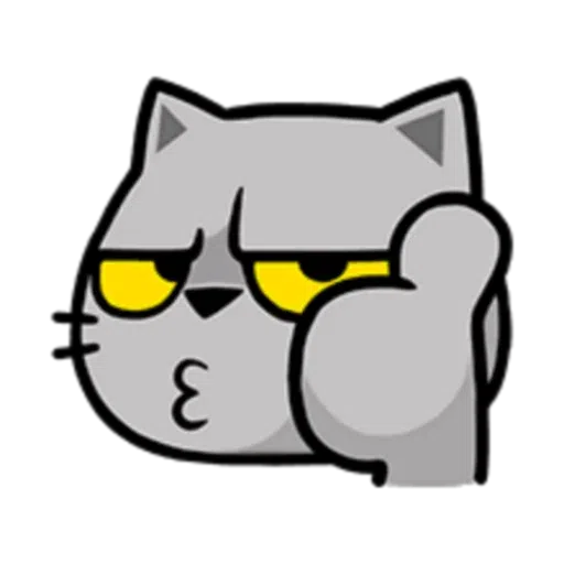 Mansi Kat Faces - Sticker 15