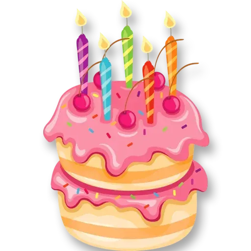 Cake Happy Birthday - Sticker 26
