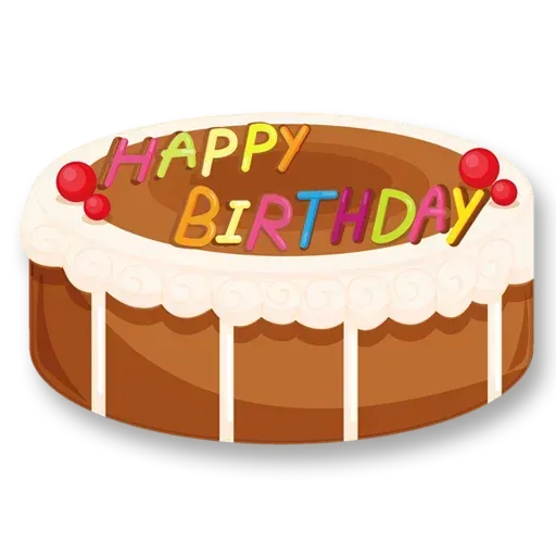 Cake Happy Birthday - Sticker 20