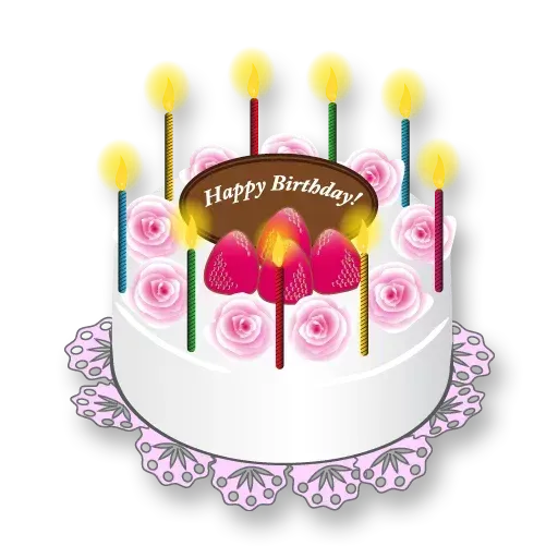Cake Happy Birthday - Sticker 19