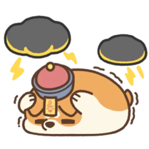 米犬日常—阿飄涼爽2 - Sticker 19