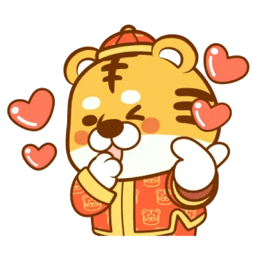虎年快樂慶祝 (新年, CNY) (2) - Sticker 14