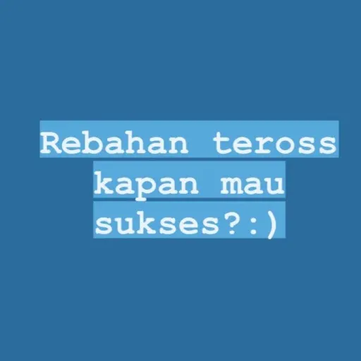 TEXT BIRU - Sticker 22