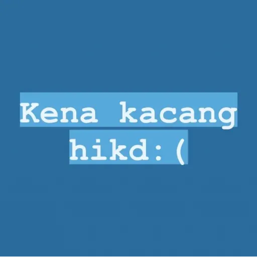 TEXT BIRU - Sticker 29