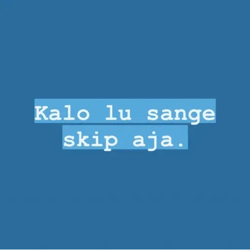 TEXT BIRU - Sticker 15