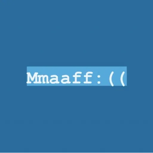 TEXT BIRU - Sticker 16