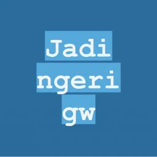 TEXT BIRU - Sticker 14