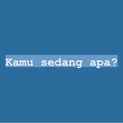 TEXT BIRU - Sticker 9