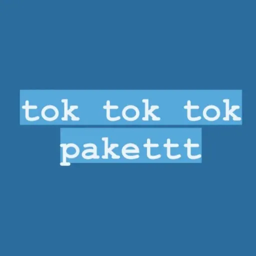 TEXT BIRU - Sticker 24