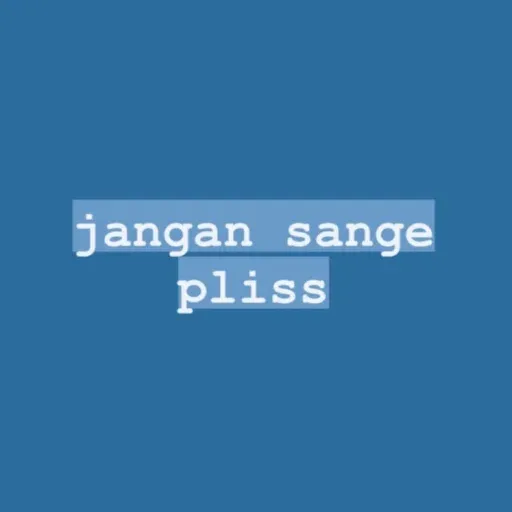 TEXT BIRU - Sticker 10