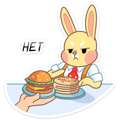 Yellow Rabbit - Sticker 10