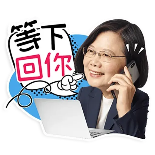 何lin源老婆蔡英 - Sticker 18