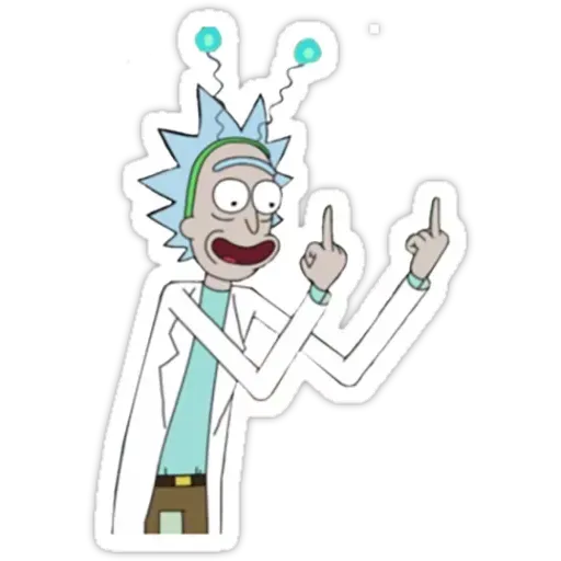 Rick & Morty 1 - Sticker 12