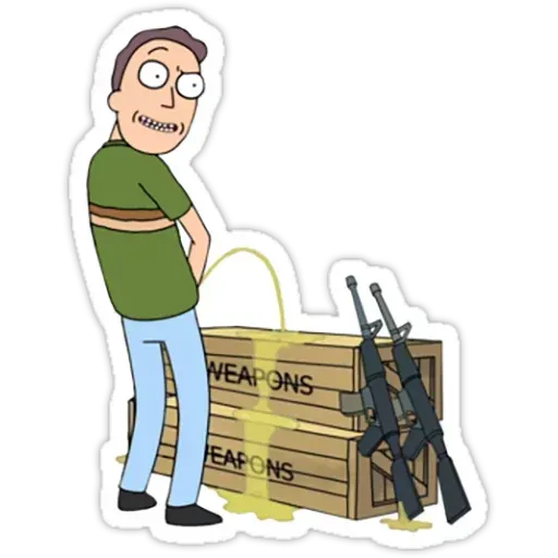 Rick & Morty 1 - Sticker 23