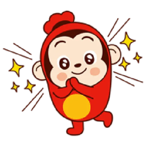 Sausage Monkey! Lovely Cocomong 2 - Sticker 18