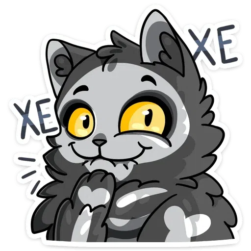 skeleton cat - Sticker 22