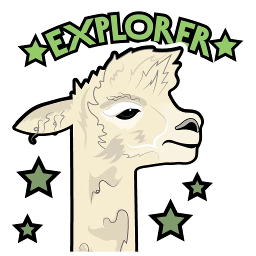 Alpacas_2 - Sticker