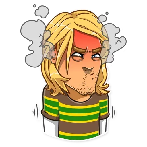 Kurt Cobain - Sticker 22