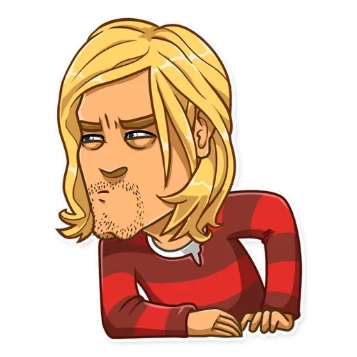 Kurt Cobain - Sticker 27