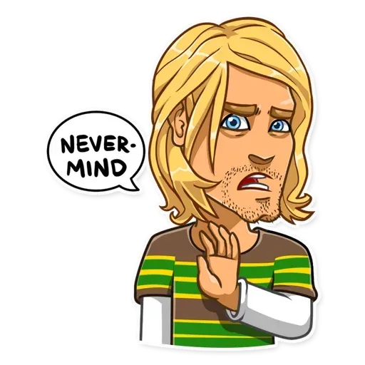 Kurt Cobain - Sticker 23