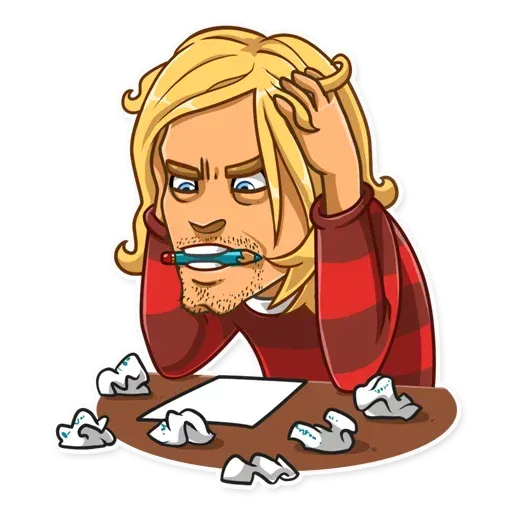 Kurt Cobain - Sticker 29